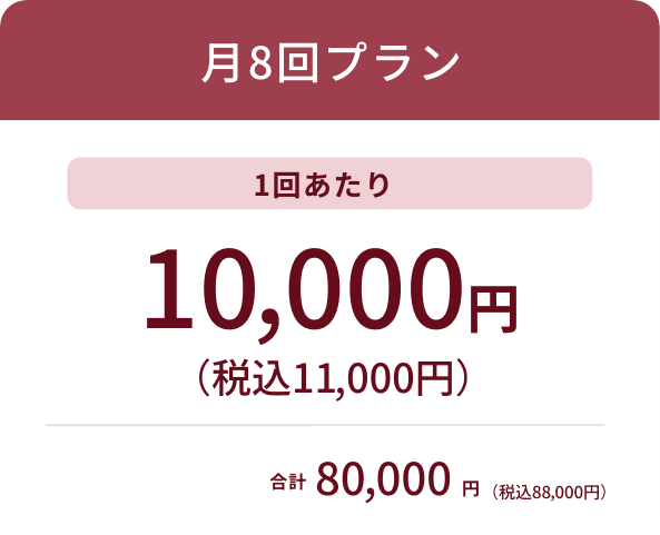 月8回コース