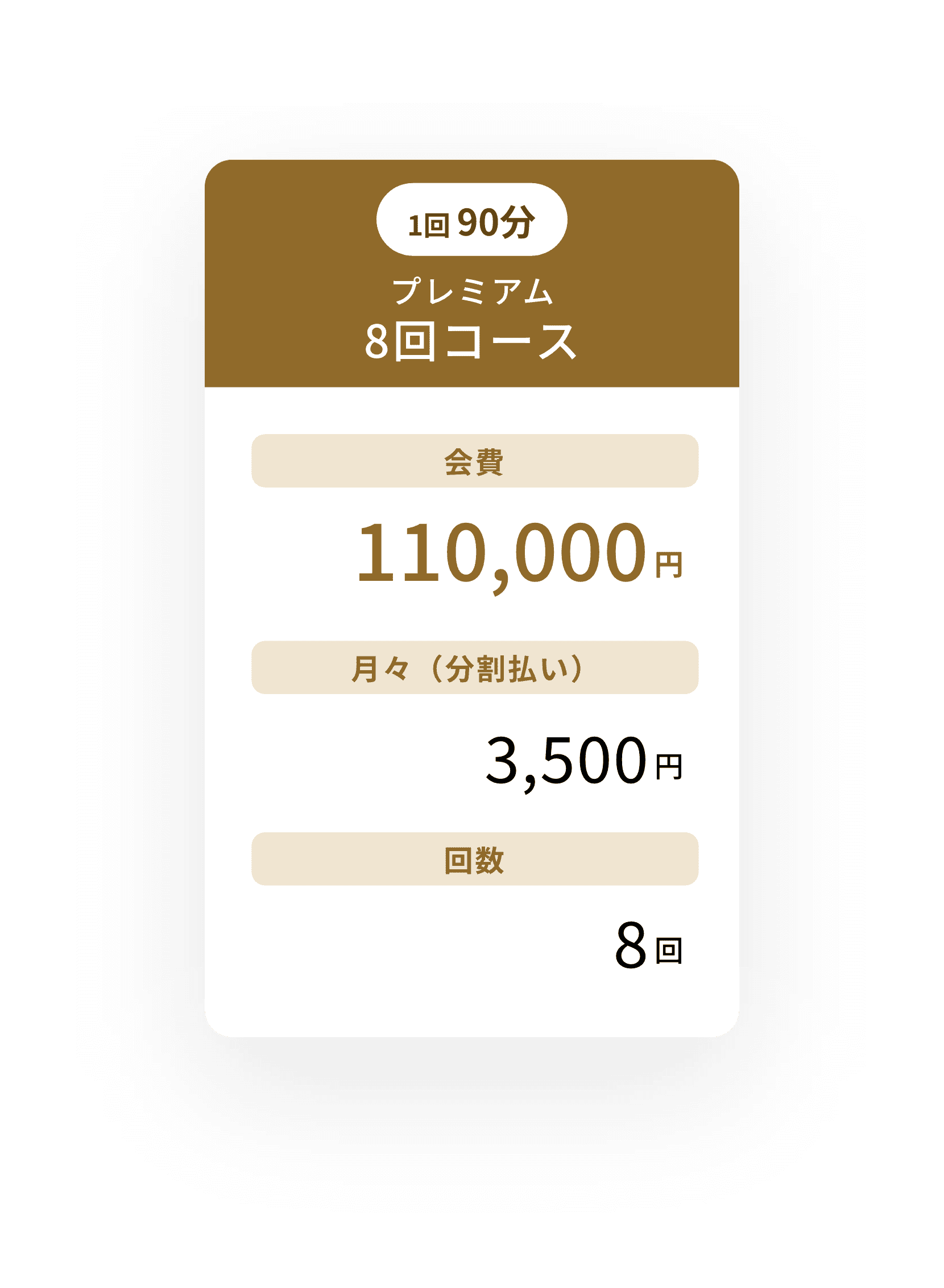 8回全身ダイエットコース
